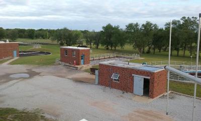 View of Wastewater Treatment Plant